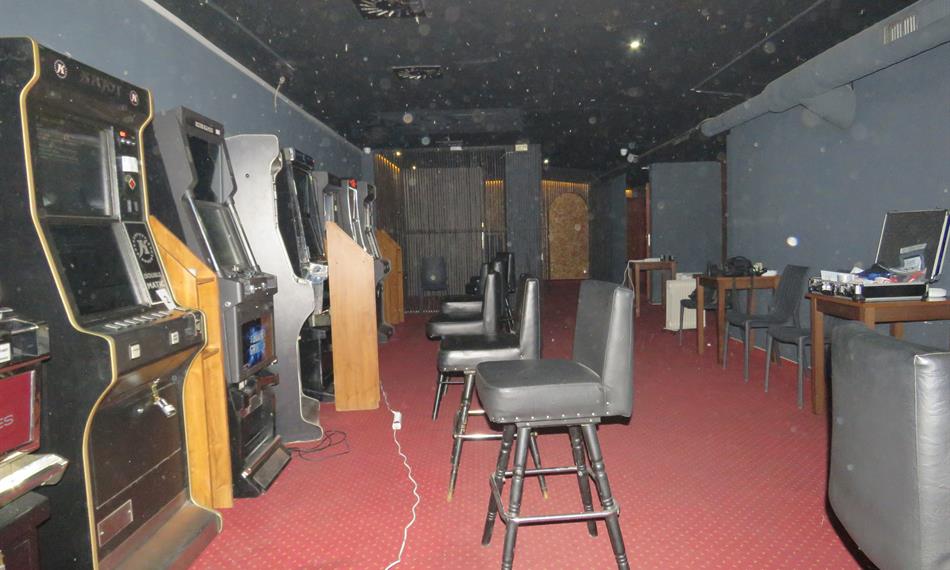 místnost s hracími automaty
