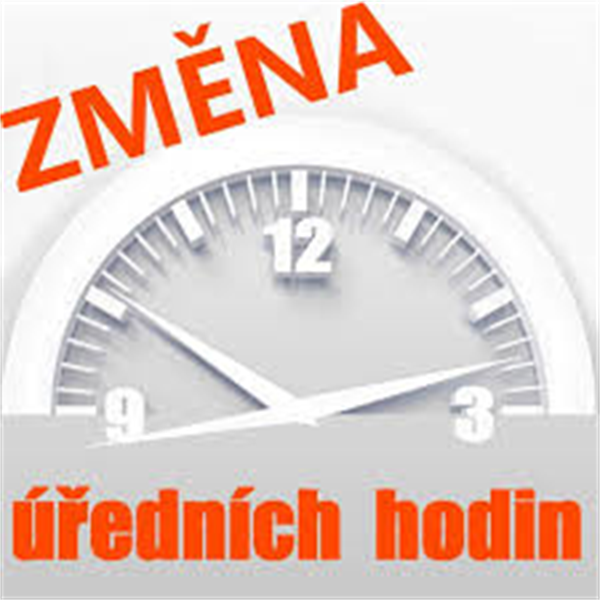 Změna úředních hodin 31. 12. 2025