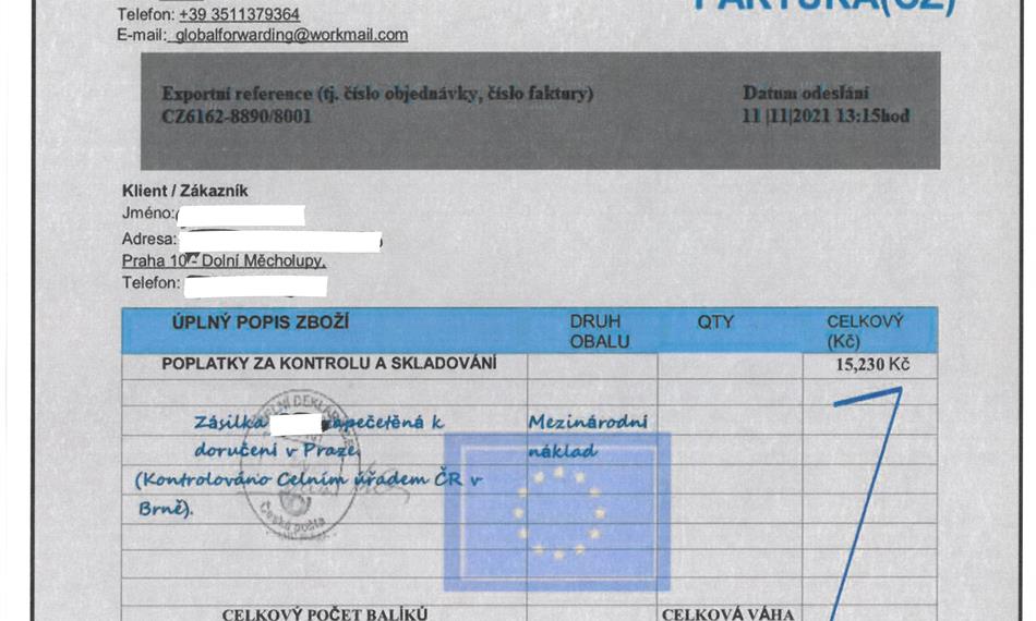 Padělaný dokument 1