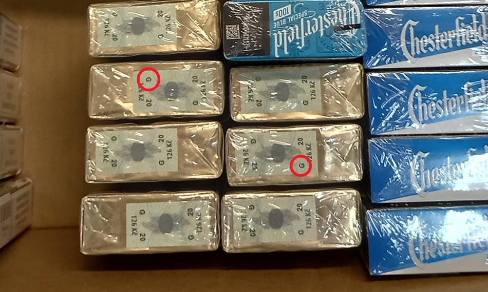 Tabákové nálepky na cigaretách 2