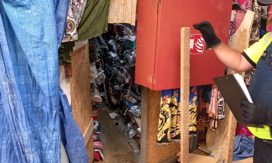 vstup do skrytého skladu