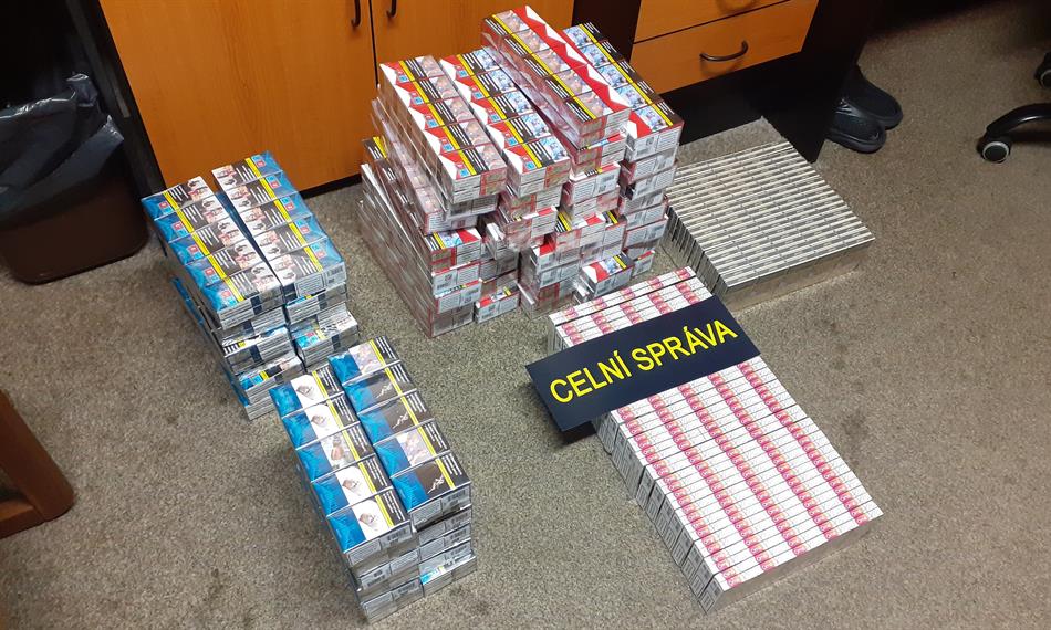 zajištěné cigarety