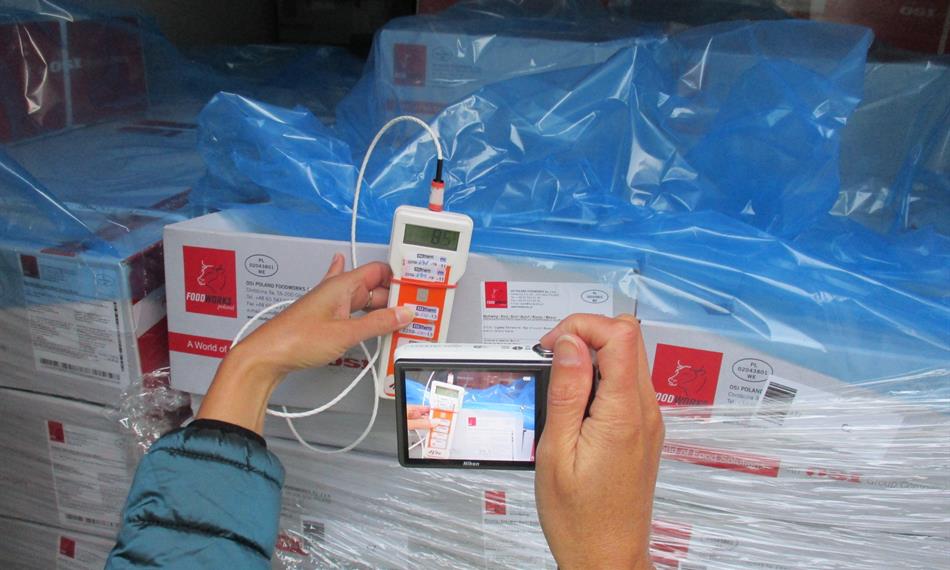 naměřená teplota ve vozidle