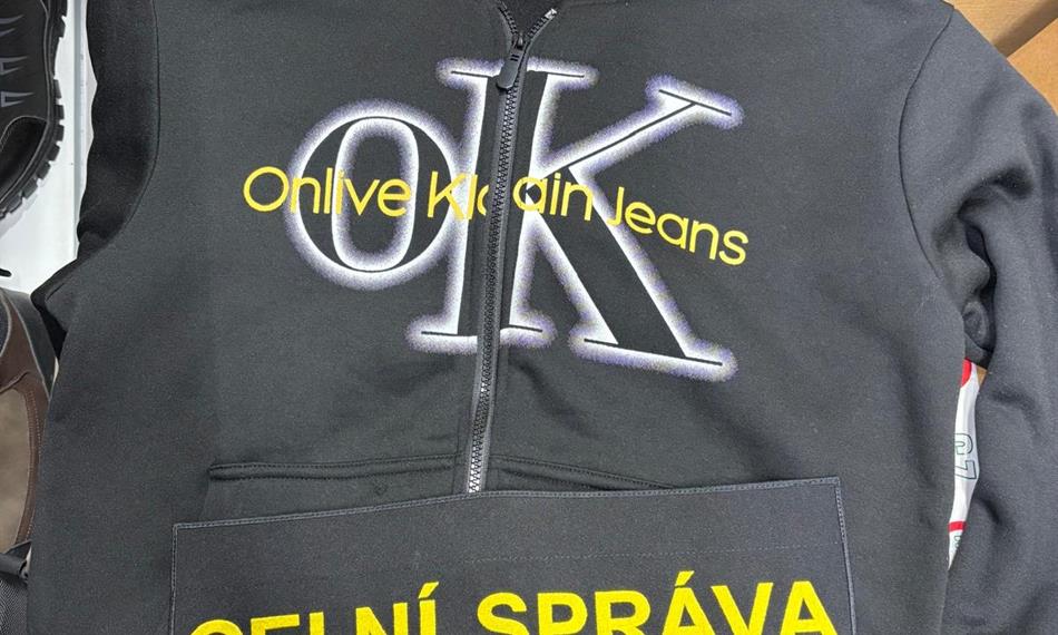 zadržené textilní zboží