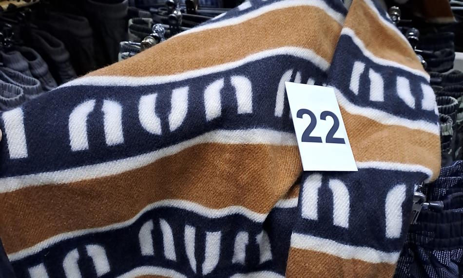 zadržené textilní zboží