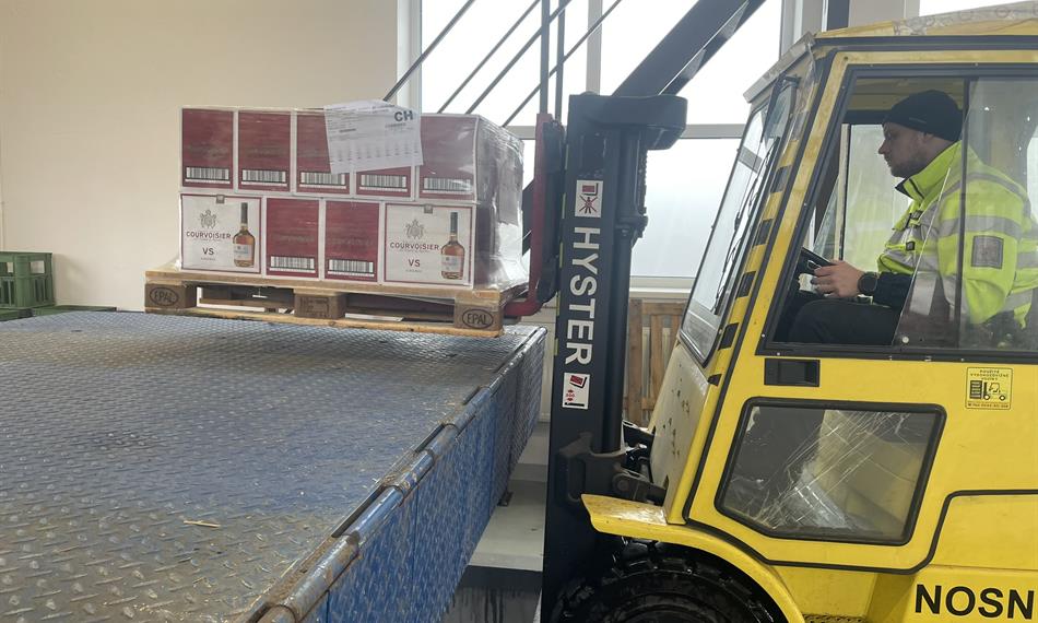 Vykládka zadrženého zboží