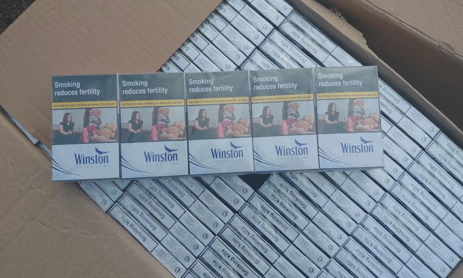Zadržené cigarety